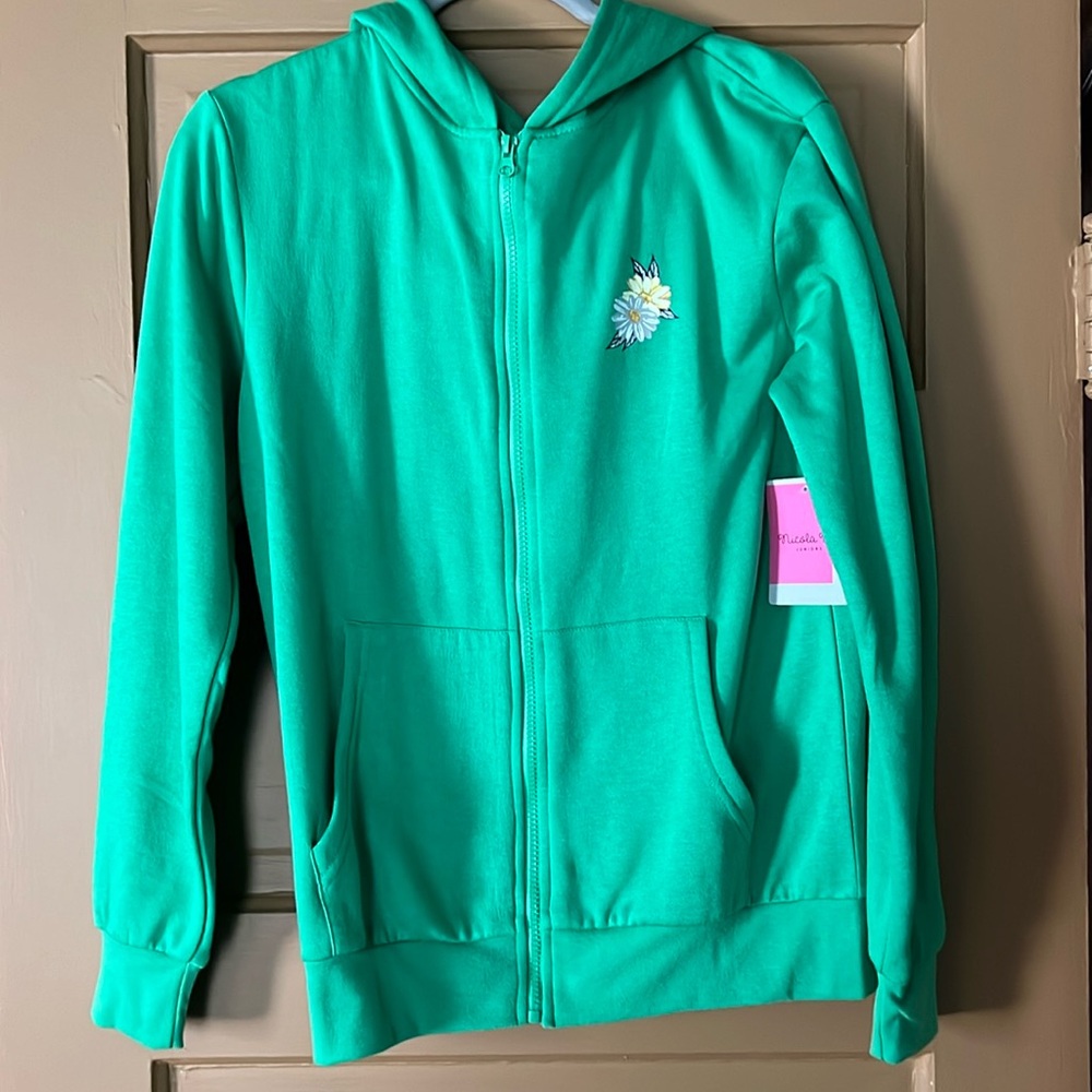 XS Nicola Bee Celestial Dreamer Zip Up Hoodie.